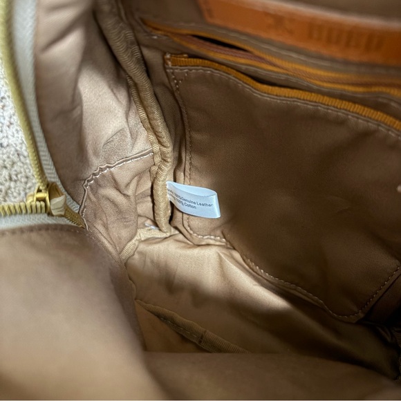 Hobo Fern Sling Crossbody Bag in Linen, Leather, NWT - Picture 6 of 9